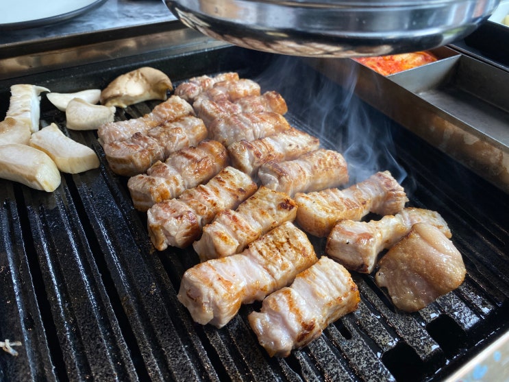 인천 가정동맛집 루원시티고기집 ‘금도야지’ 삼겹살, 등심덧살 먹은 후기