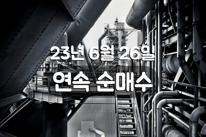 [6월 26일] 사모펀드 순매수 상위종목, 외국인/기관 연속순매수 상위종목: POSCO홀딩스, 엘앤에프, 셀트리온헬스케어 등