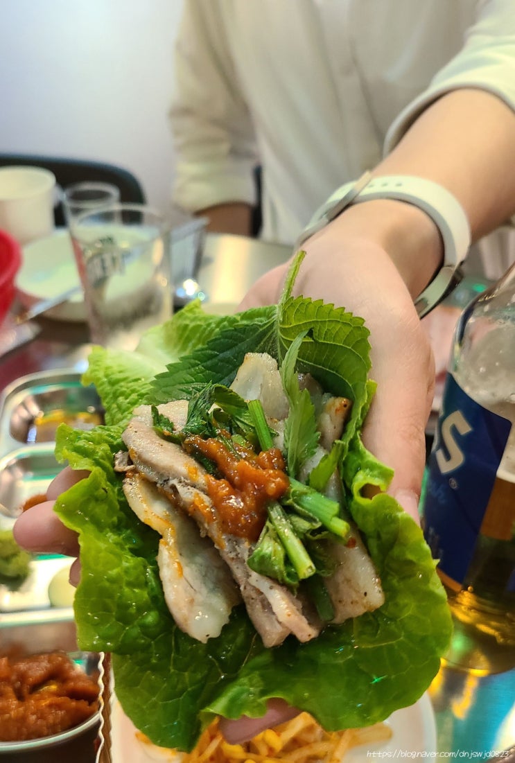  모란 오뚜기식당 에어컨 빵빵 냉삼 맛집 솔직후기