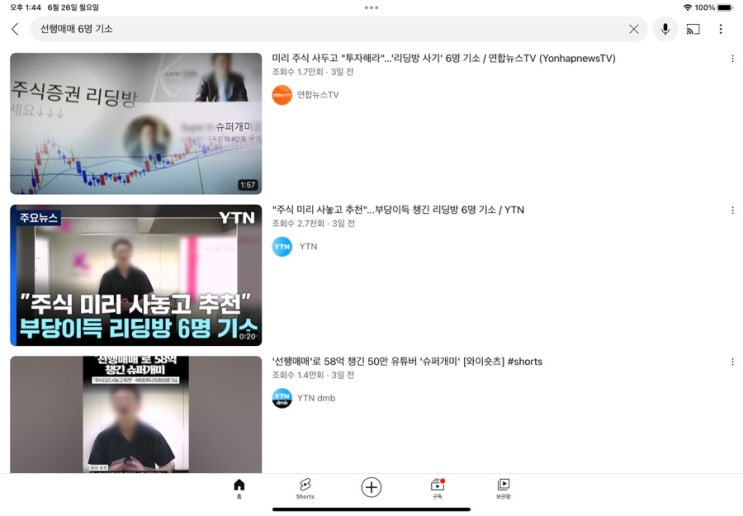  리딩방, 선행매매 등으로 주식 유튜버 슈퍼개미 등 6명 기소