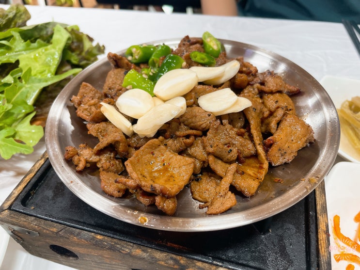  수승대 맛집/연탄석쇠 불고기 수승대 오담