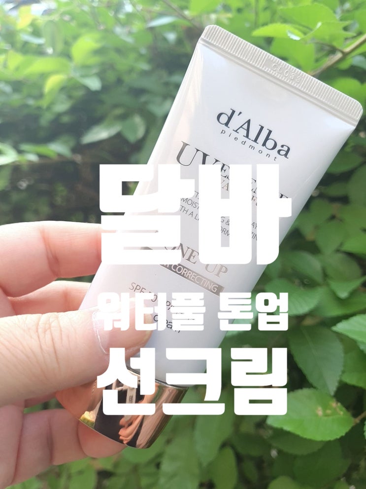  달바 워터풀 선크림 톤업 선크림 추천