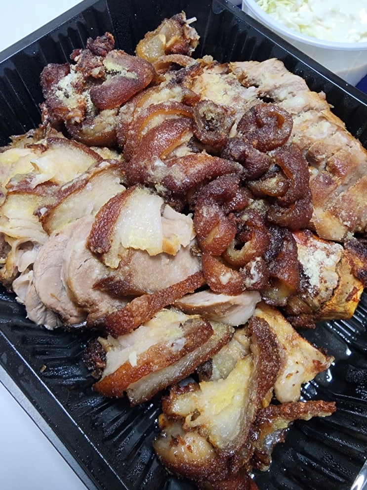  원주 맛집 튀김마늘족발 맛집! '동백족발'