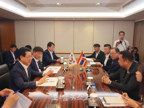  전남도, 부족한 일손 해결 위해 태국 노동부장관 만나 상호 인력교류 확대 협의