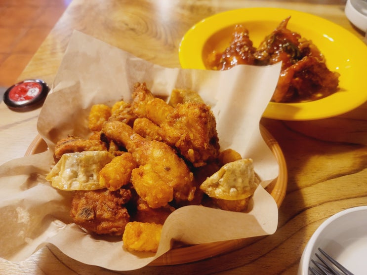  정발산동 치킨집 향단이네 반반치킨
