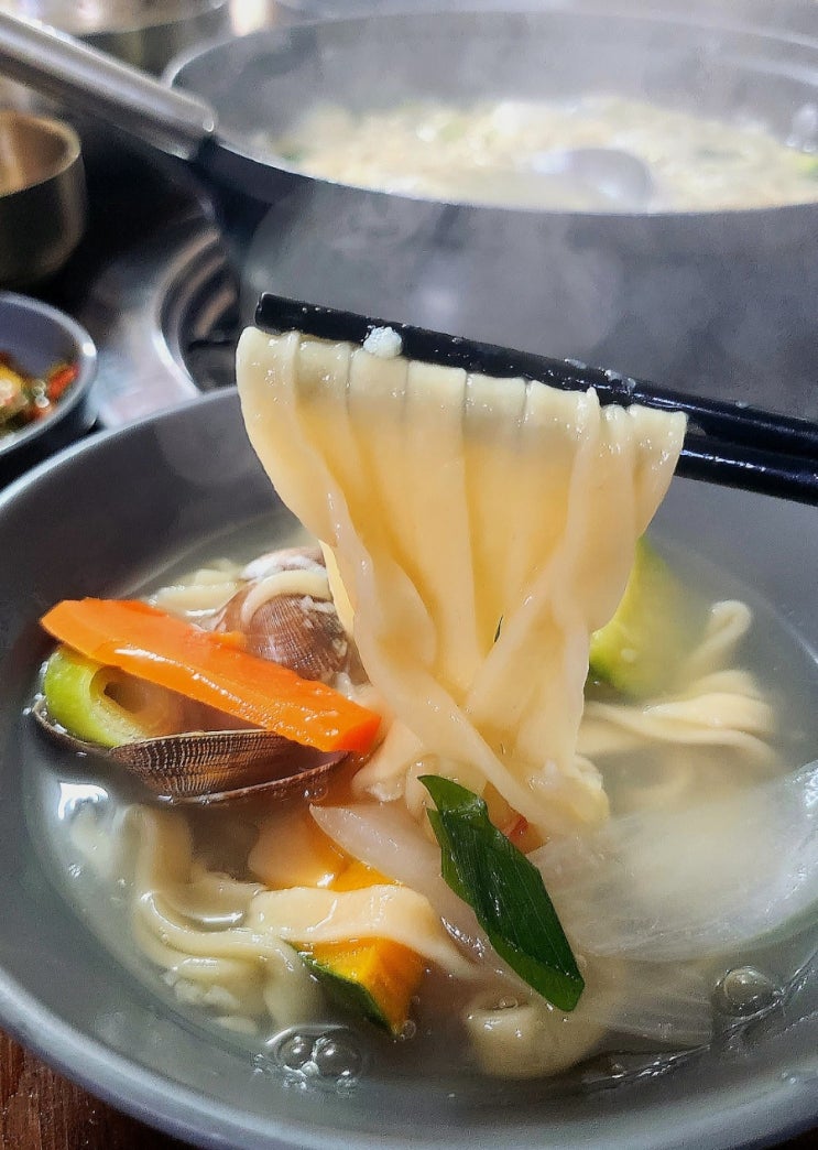  포항 장기면 모포항 맛집 면대장바지락칼국수