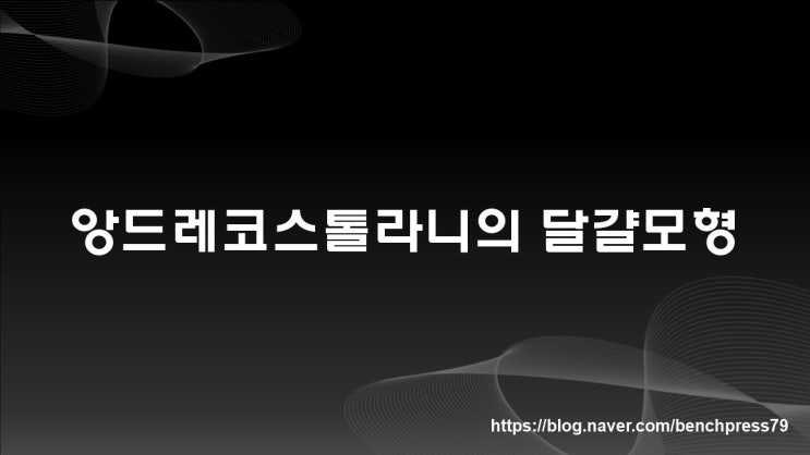  앙드레코스톨라니의 달걀 모형