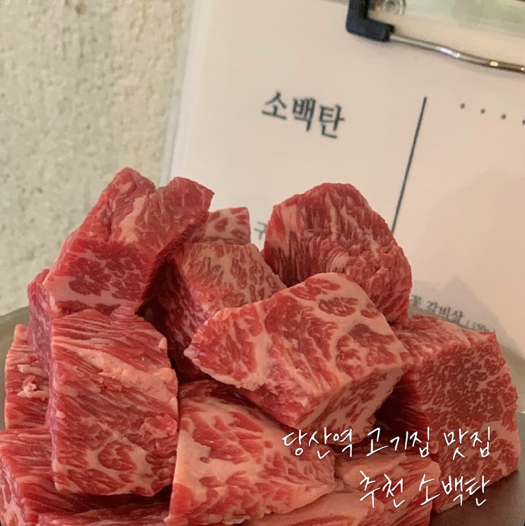 당산역 고기집 맛집 추천 소백탄