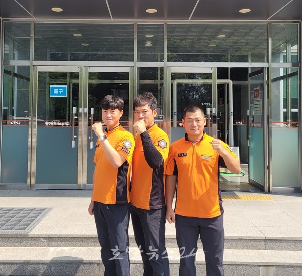  22일 응급구조사 2급 교육 받던 소방관 교통사고 피해자 빠른 응급처치로 생명 구해