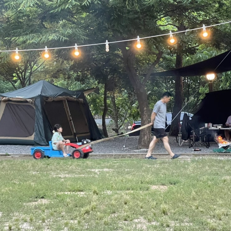  강원도 영월 캠핑장 뜨란솔 아이랑 놀기 좋아요