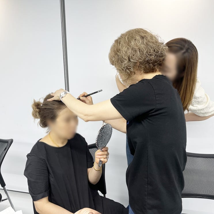  헤어라인교육 디자인 잡는 방법 쉽게 연습하기