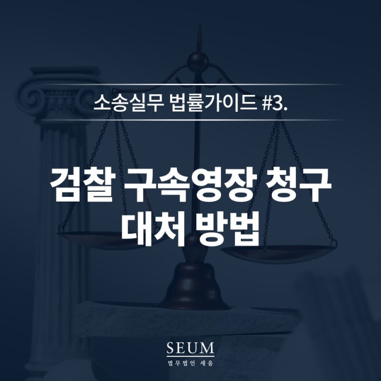 #3. <b>검찰 구속영장</b> 청구에 대한 대처 방법