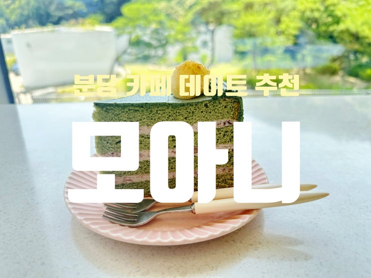  분당 금곡동 대형카페 데이트 추천, 모아니