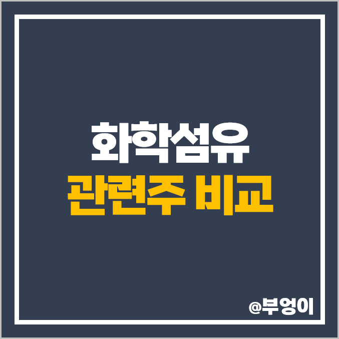 화학주, 화학섬유 관련주 : 성안, 효성티앤씨 주식 PBR, 주가, 배당금 비교 화학주, 화학섬유 관련주 : 성안, 효성티앤씨 주식 PBR, 주가, 배당금 비교