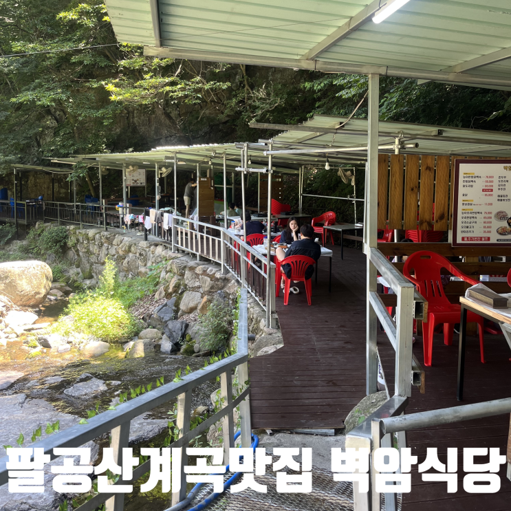  팔공산 계곡 맛집) 벽암식당 - 계곡물놀이와 함께 즐길수있는 삼겹살맛집 ( 2회차방문 백숙후기 추가!)