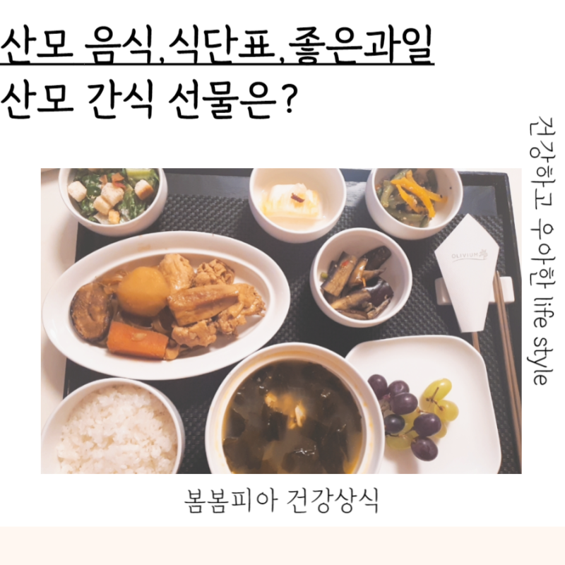 산모에게 좋은 과일 음식 산모식단 간식 식단표 선물까지! : 네이버 블로그