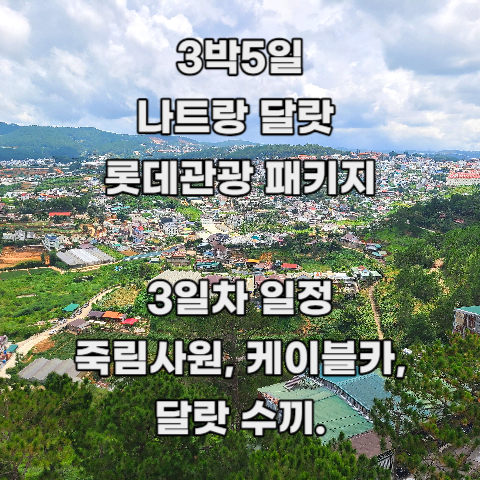  [3박5일 나트랑 달랏] 롯데 관광 패키지여행 : 6. 3일차 기록 _ 죽림 사원(죽림 선원), 케이블카, 달랏 수끼(Hana Mushroom Restaurant)