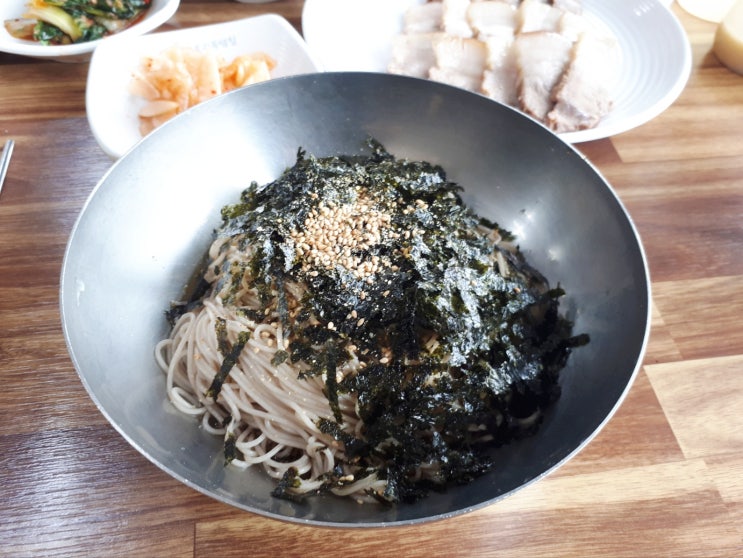  경기광주맛집 소근리 막국수 들기름 막국수 수육 감자전