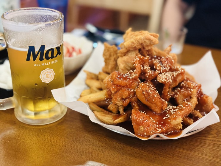 논현동 치킨 맛집 치킨더비 학동점 | 순살후라이드/양념 학동역 축구 보면서 치맥하기 좋은 집: 서울/논현동