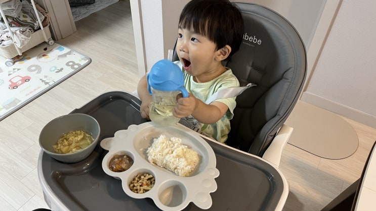  아기흡착식판 티니원더 유이앤루이 이유식식판