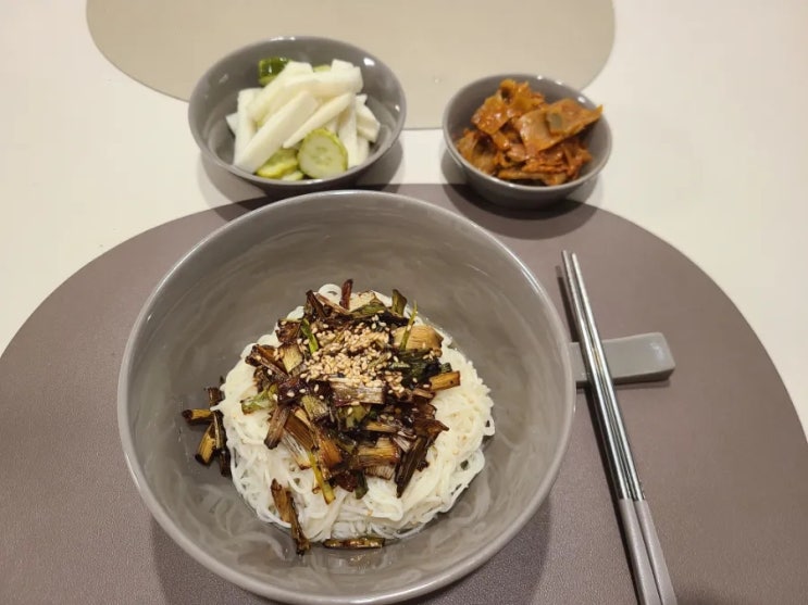  [집밥-더운날] 예산시장 파기름 비빔국수 따라해보기