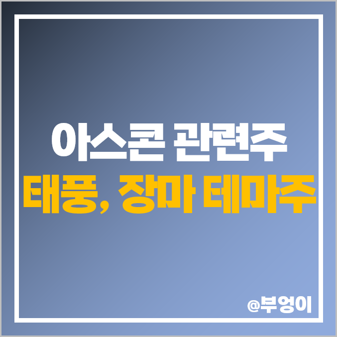 아스팔트, 콘크리트, 아스콘 관련주 : 태풍 관련 주식, 장마 테마주 비교 아스팔트, 콘크리트, 아스콘 관련주 : 태풍 관련 주식, 장마 테마주 비교