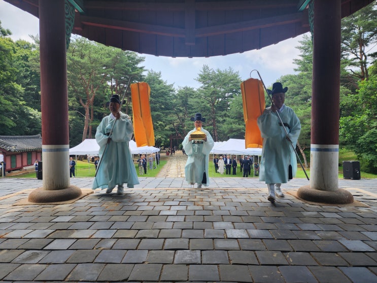  건원릉 태조고황제 제615주기 친향례 재위기