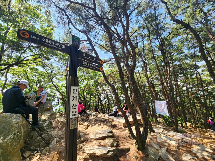  계룡산 수통골 빈계산 여름 산행 후기