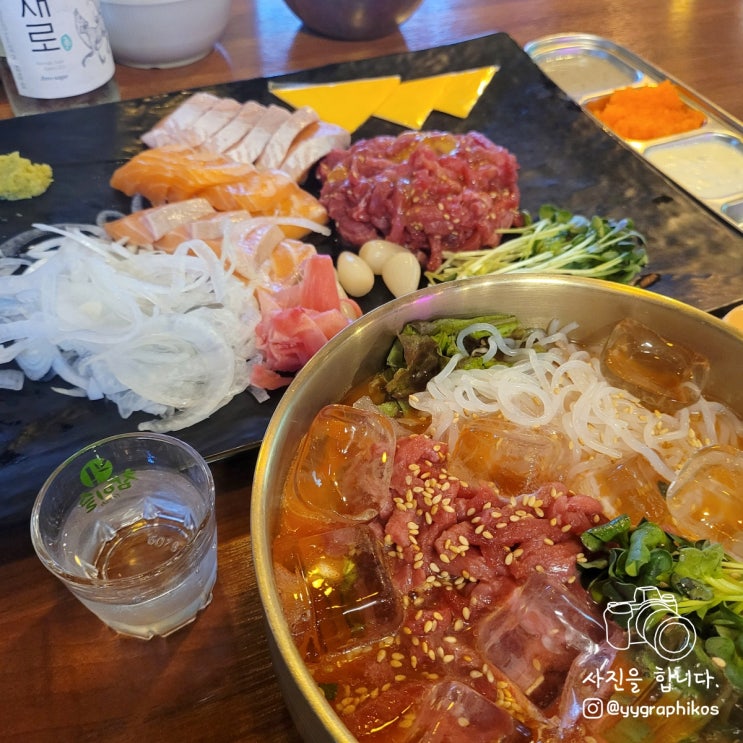  [서울시 구로구 개봉동] 개봉역 육회, 연어 맛집, 술집 - 육연사 개봉역점