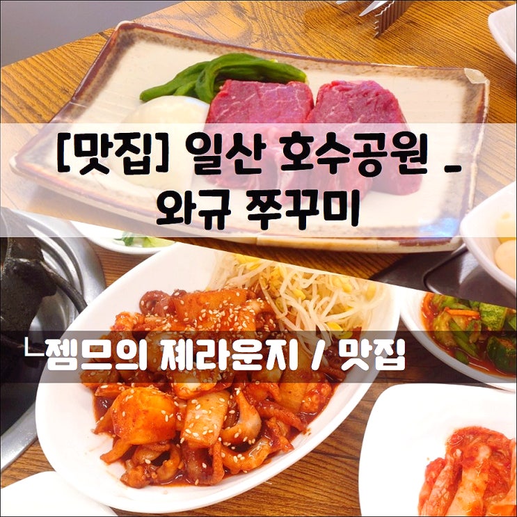  <일산 소고기 맛집 / 와규 쭈꾸미> 소고기와 쭈꾸미를 함께 맛볼 수 있는 일산 호수공원 맛집