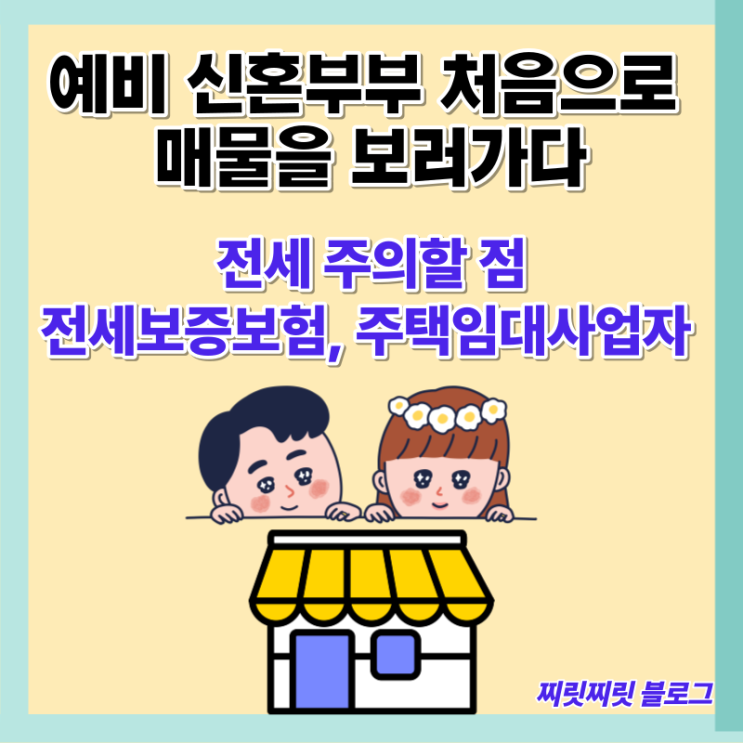  예비 신혼부부 임장(4) - 전세매물 주의점 (전세보증금반환보증 주택임대사업자 일조량)