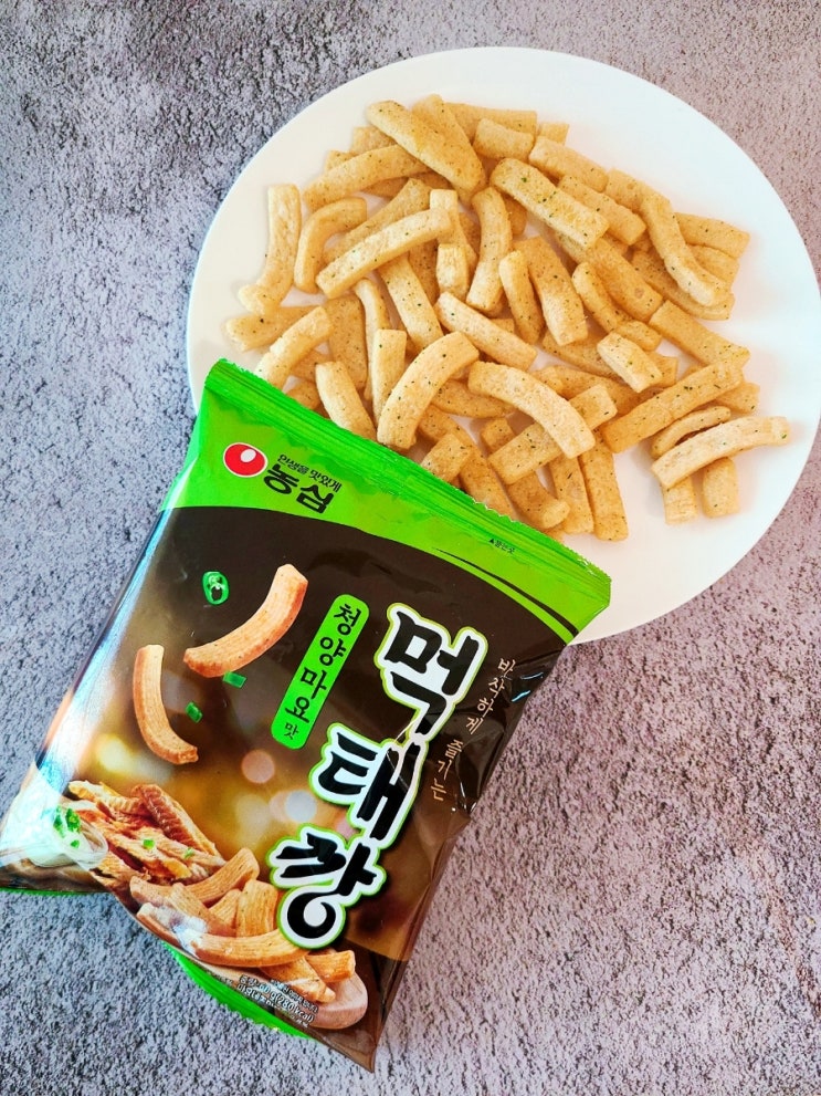 농심 먹태깡 청양마요맛 반전후기 편의점 신상 봉지과자