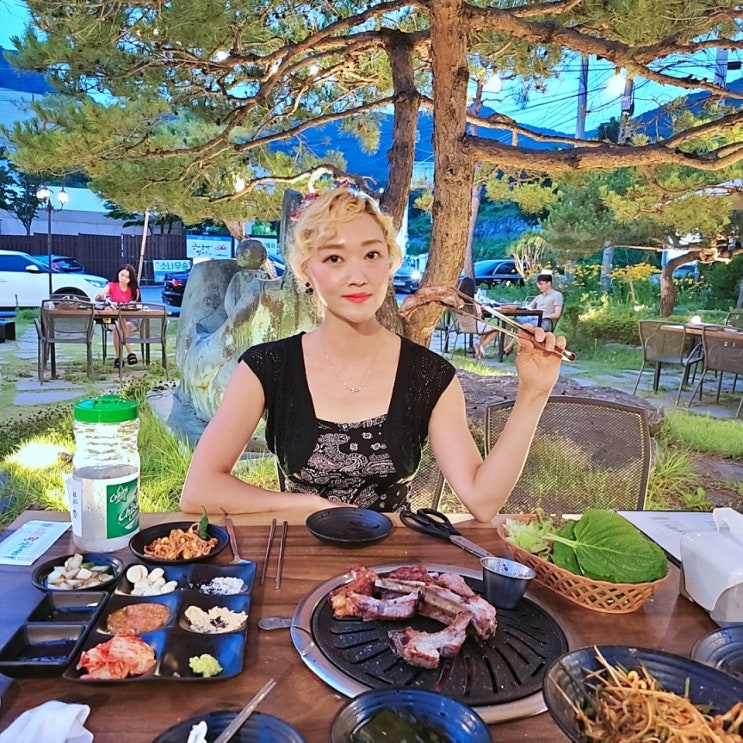  남양주애견동반식당 북한강참나무바베큐 야외바베큐
