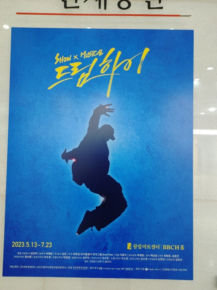 쇼뮤지컬 드림하이(광림아트센터)
