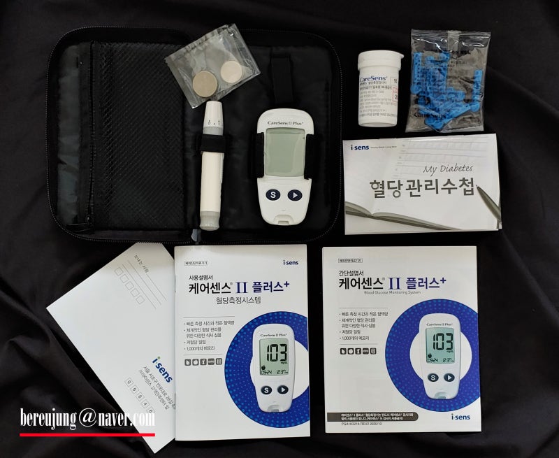 [내돈내산] 개인용 혈당측정기 케어센스2 플러스[GM01JAC].