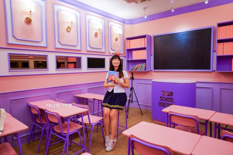 롯데월드 교복 대여 가격, 사이즈 하복이 예쁜 곳!