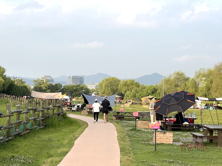 난지도 월드컵공원 캠핑 즐길 수 있는 노을공원, 난지천공원