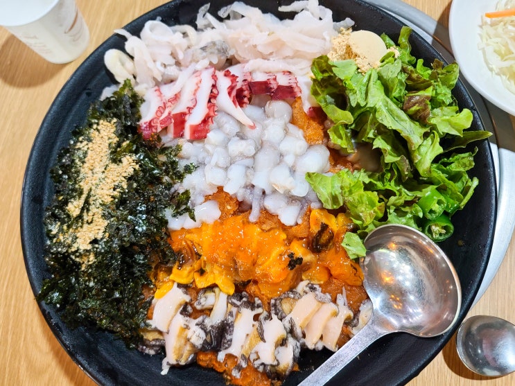  인계동배달맛집 마라도해물탕&찜 수원본점에서 계절메뉴 물회먹기