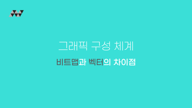 그래픽 구성 체계 - 비트맵과 벡터의 차이점과 특징