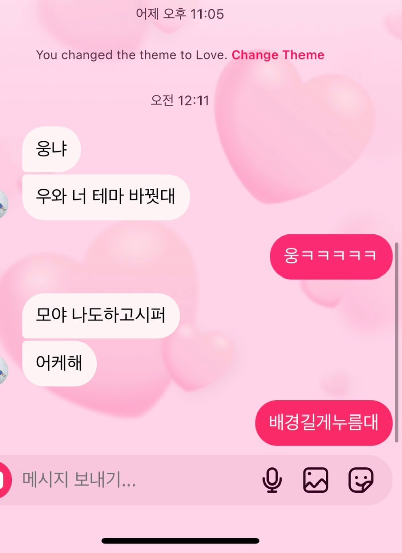 인스타그램 디엠 테마가 생겨따 인스타테마설정하는법 : 네이버 블로그