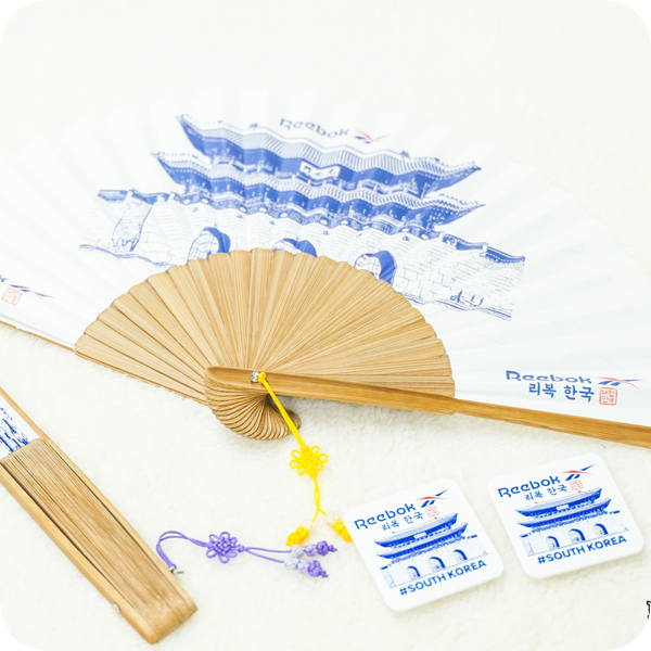  리복 한국 전통부채 그립 톡 사은품 제작