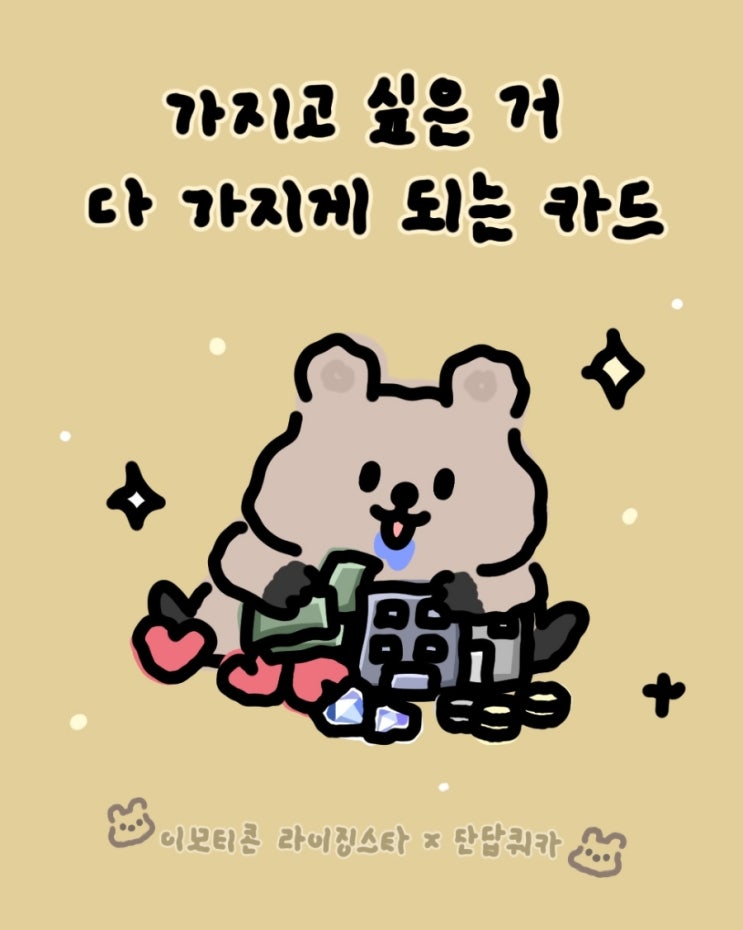  카카오톡 행운카드