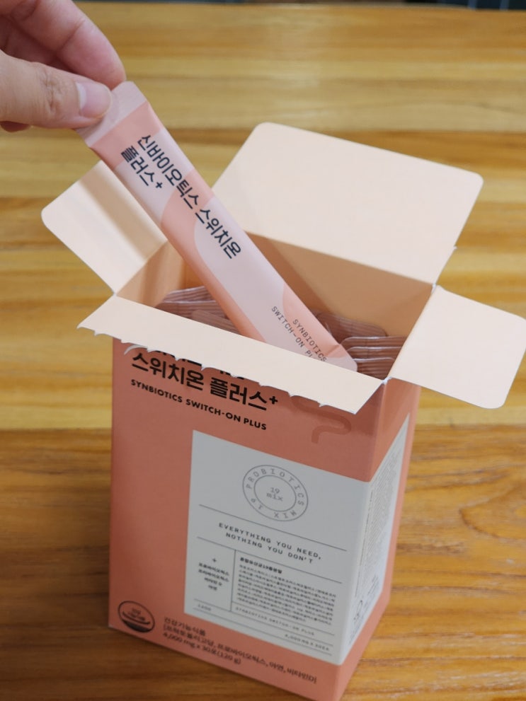  식약처인증19종유산균 [신바이오틱스 스위치온 플러스] 건강한장환경에 좋은 유산균