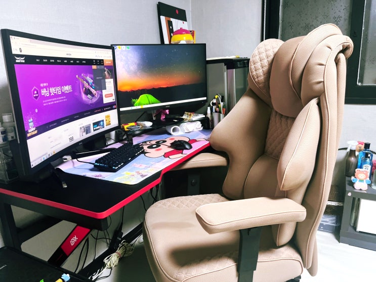 pc방의자추천 클라우드백 M900MQ 이거 하나면 허리통증도 사라짐