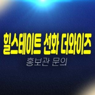 06-30 힐스테이트 선화 더와이즈 대전 선화동 미분양아파트 분양가 잔여세대 신축공사 신규공급 분양상품 견본주택 투자자,실거주 부동산 공급 현장안내!