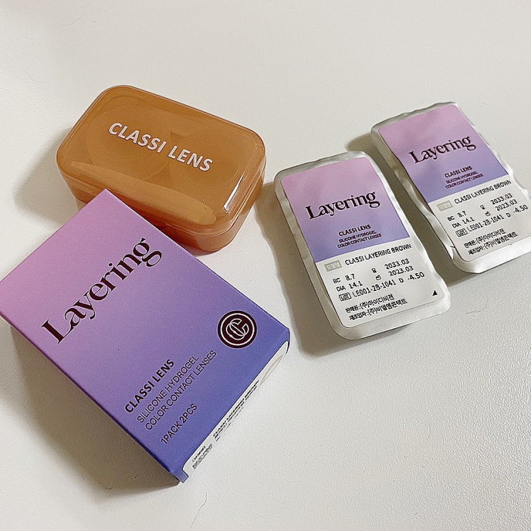  클래시 레이어링 그레이 데일리렌즈로 렌즈추천!