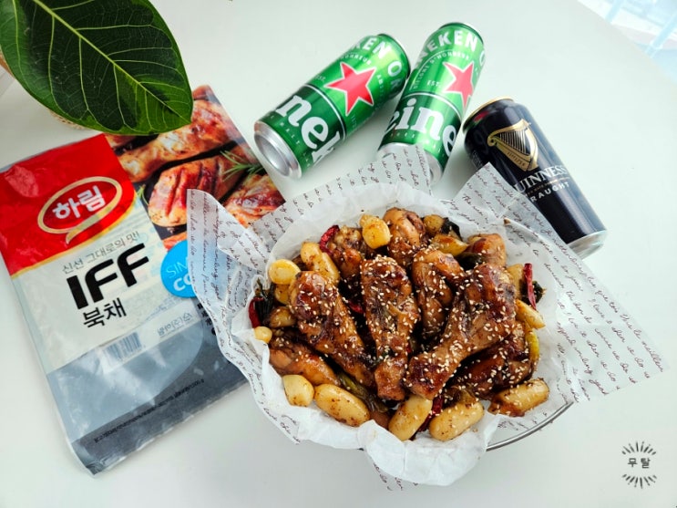  편스토랑 류수영 갈비치킨 레시피 25분 완성 원팬 닭다리요리 : 하림 IFF 북채