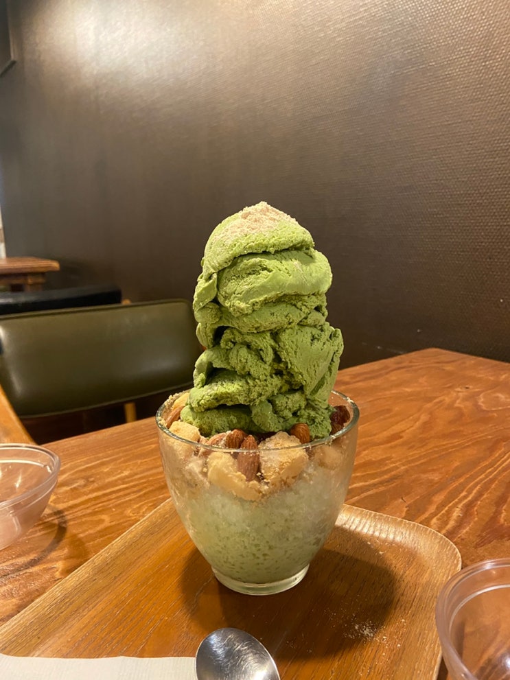  제주 카페 카카듀에서 먹은 녹차빙수 맛있어요!