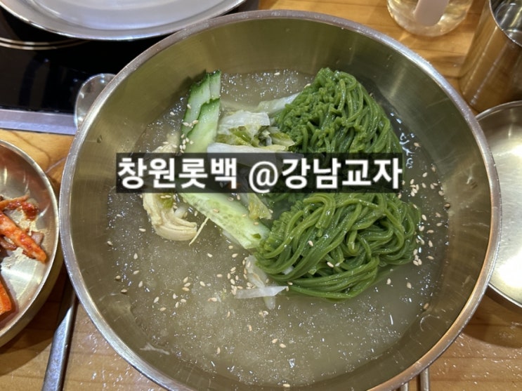  창원 롯백 강남교자 초계국수, 콩국수 파는 곳 !