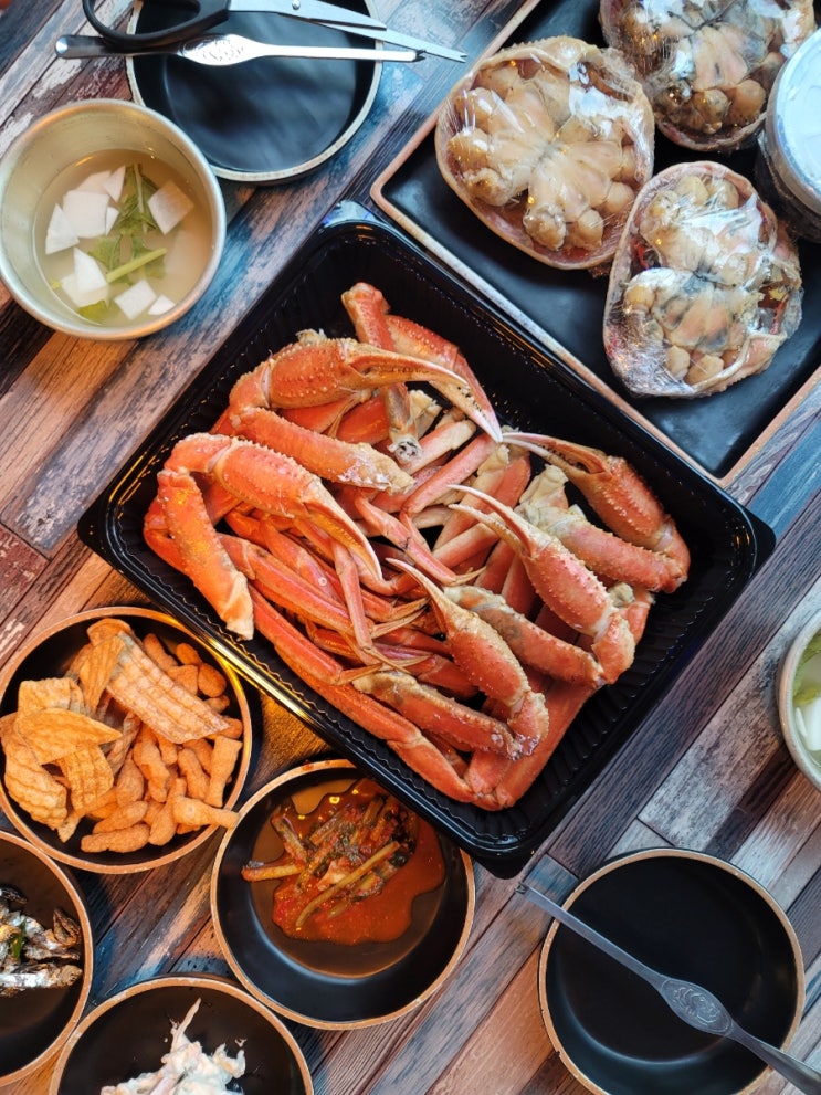  부산 해운대장산맛집 대게찜 손질까지 완벽했던 통큰대게
